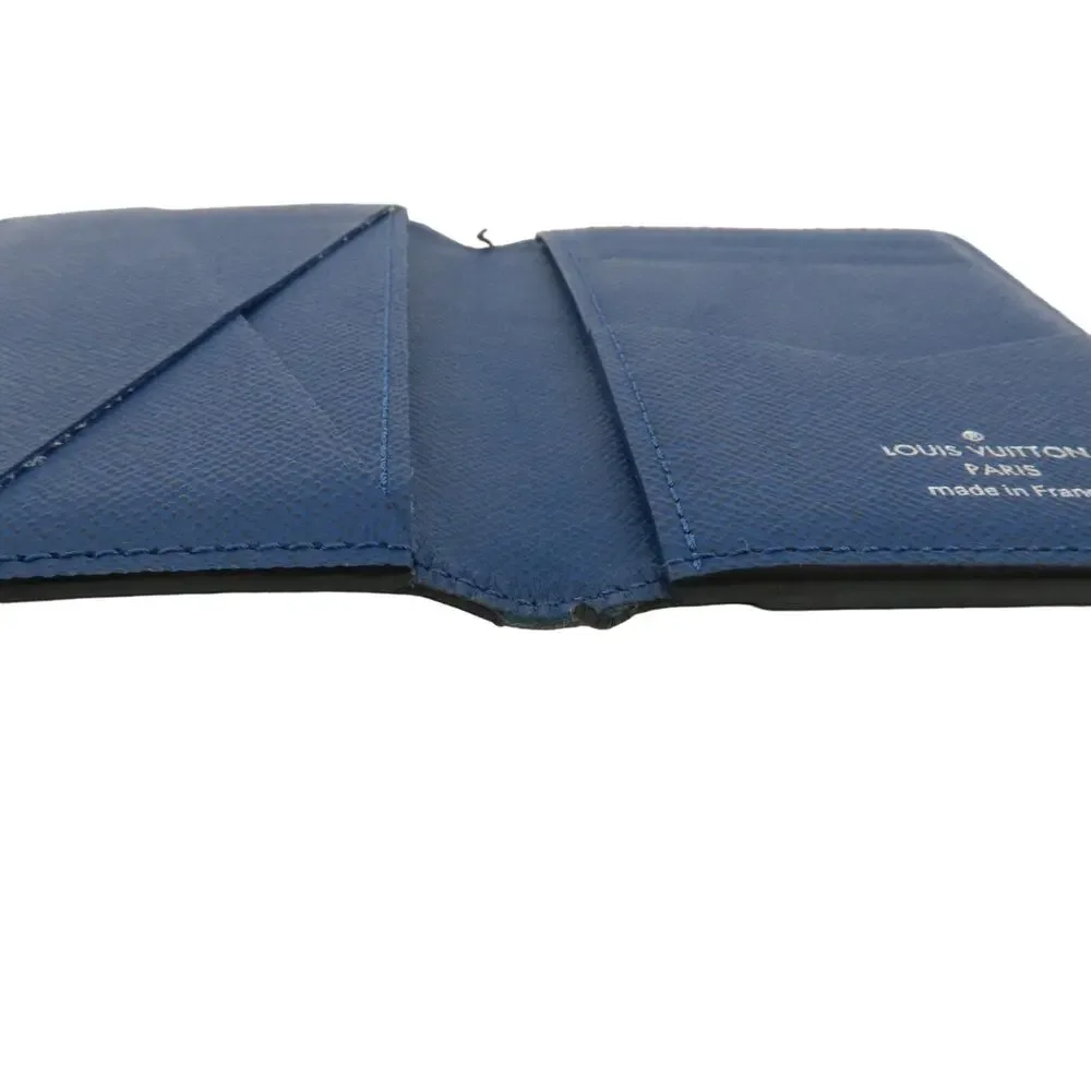 💎✨BEAUTIFUL✨💎Authentic Louis Vuitton Taiga Rama Organizer Depoche Card Case - Picture 10 of 15